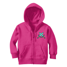 Load image into Gallery viewer, Double Sword Classic Kids Zip Hoodie