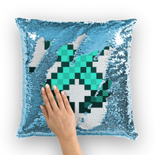 Load image into Gallery viewer, Double Sword Collection Sequin Cushion Cover