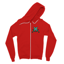 Load image into Gallery viewer, Double Sword Adult Zip Hoodie