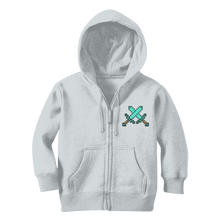 Load image into Gallery viewer, Double Sword Classic Kids Zip Hoodie