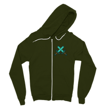 Load image into Gallery viewer, Double Sword Adult Zip Hoodie