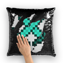Load image into Gallery viewer, Double Sword Collection Sequin Cushion Cover